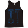 sketch of piston Tank Top