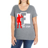 hot stuff batle royal gaming Ladies Curvy T-Shirt