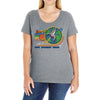 visit earth Ladies Curvy T-Shirt