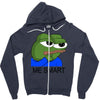 Pepe The Frog Zipper Hoodie