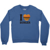 i love burger Crewneck Sweatshirt
