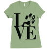 LOVE MY DOG Ladies Fitted T-Shirt
