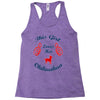 this girl love her chihuahua Racerback Tank
