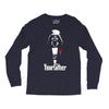 funny stars wars godfather parody yourfather mens Long Sleeve Shirts