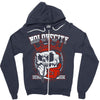 praying skull Zipper Hoodie