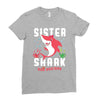 sister shark doo doo doo family matching Ladies Fitted T-Shirt