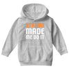 strava made me do it Youth Hoodie