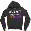you can't scare me i'm a mother Zipper Hoodie