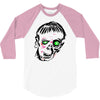 punk zombie baseball 3/4 Sleeve Shirt