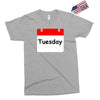 title of day of the week tuesday day of the week Exclusive T-shirt