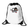 pulp fiction cartoon ideal birthday present or gift Drawstring Bags