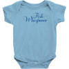 fish whisperer funny Baby Onesie