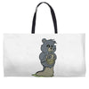 mucus bear Weekender Totes