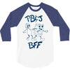 peanut butter and jelly bff 3/4 Sleeve Shirt