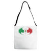 bat man mexican flag mexico logo Adjustable Strap Totes