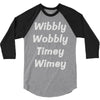 wibbly w0bbly 3/4 Sleeve Shirt