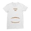 future football fan Ladies Fitted T-Shirt