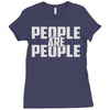people are people Ladies Fitted T-Shirt