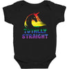 Totally Straight Lgbt Unicorn Baby Bodysuit