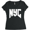 nyc new york city Women's Triblend Scoop T-shirt