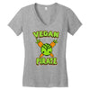 vegan pirate Women's V-Neck T-Shirt