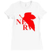 neon genesis evangelion nerv logo Ladies Fitted T-Shirt