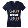 Dobre Brothers Women's V-Neck T-Shirt