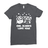 owl always love you Ladies Fitted T-Shirt