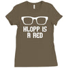 klopp is a red funny Ladies Fitted T-Shirt