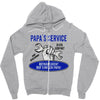 papa s service Zipper Hoodie