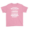 Super Cool Granddad Of A Freaking Awesome Grandson Youth Tee