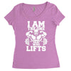 i am the one who lifts Women's Triblend Scoop T-shirt