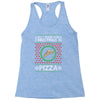 All I Want For Christmas Is Pizza Ugly Christmas For Dark Racerback Tank