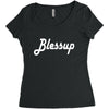 blessup Women's Triblend Scoop T-shirt
