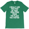 yoga pose post T-Shirt