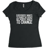 change Women's Triblend Scoop T-shirt