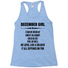 Super December Girl Racerback Tank