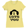i love you and i know Ladies Fitted T-Shirt