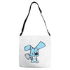 evil rabbit Adjustable Strap Totes