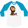 abraham play the game 3/4 Sleeve Shirt