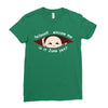 June Peeking Out Asian Baby Boy Ladies Fitted T-Shirt