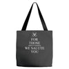 for those about to rock we salute you Tote Bags