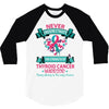 Thyroid Cancer Warrior 3/4 Sleeve Shirt