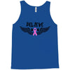 angel wing believe breast cancer Tank Top