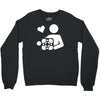 adesivo companion cube portal Crewneck Sweatshirt