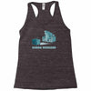 shark weekend Racerback Tank