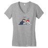 aliens Women's V-Neck T-Shirt