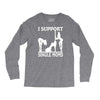 i support single moms Long Sleeve Shirts