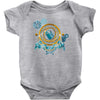turn the time twist the space Baby Bodysuit