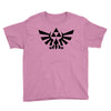 zelda logo black logo Youth Tee